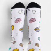 Galaxieelemente Socken (Oben)