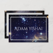 Galaxien flach Danke Notiz Karte (Vorne/Hinten)