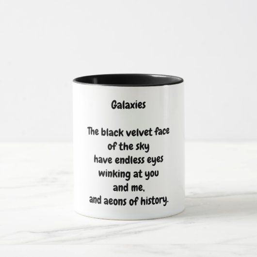 Galaxien Kaffeetasse (Zentrum)