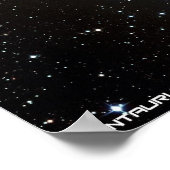 Galaxien Kollidieren Poster (Ecke)