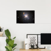 Galaxien Kollidieren Poster (Heimbüro)