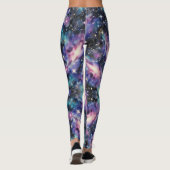Galaxien-Nebulae-Muster Leggings (Rückseite)