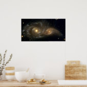 Galaxien NGC 2207 & IC 2163 Poster (Küche)