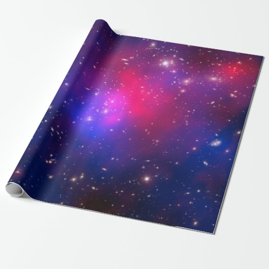 Galaxien Pink Blue Pandora's Cluster NASA Geschenkpapier (Ungerollt)