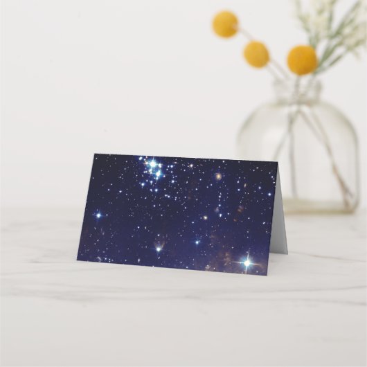 Galaxien Platzierung oder Tafelkarten Platzkarte (Rückseite)