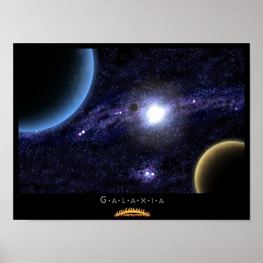 Galaxien Poster (Vorne)