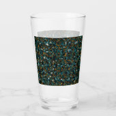 Galaxien Schwarz Blau & Gold Glas (Rückseite)