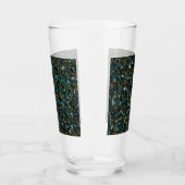 Galaxien Schwarz Blau & Gold Glas (Links)