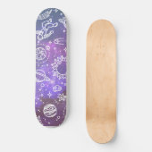 Galaxien Skateboard (Vorderseite)