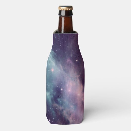Galaxien und Sterne Flaschenkühler (Flaschenvorderseite)