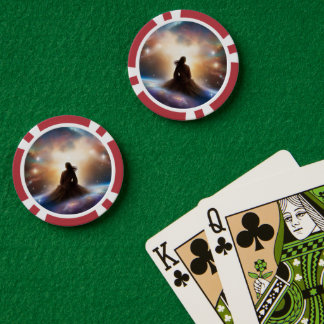 Galaxienfrau Pokerchips