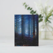 Galaxienwald-Tiefwälder Postkarte (Stehend Vorderseite)