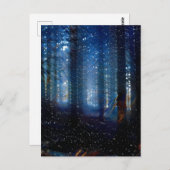 Galaxienwald-Tiefwälder Postkarte (Vorne/Hinten)