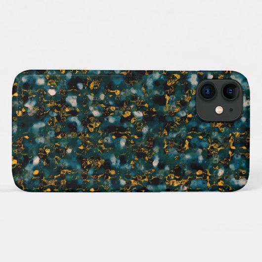 Galaxies Black Blue & Copper Case-Mate iPhone Hülle (Rückseite (Horizontal))