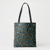 Galaxies Black Blue & Copper Tasche (Vorderseite)