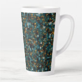 Galaxies Black Blue & Gold Milchtasse (Rechts)