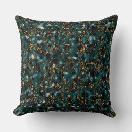 Galaxies Copper Black & Blue Kissen