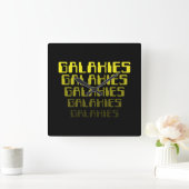 GALAXIES GALAXIES GALAXIES GALAXIES GALAXIES GALAX QUADRATISCHE WANDUHR (Zuhause)