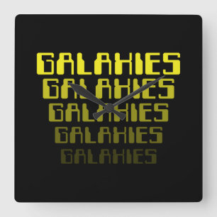 GALAXIES GALAXIES GALAXIES GALAXIES GALAXIES GALAX QUADRATISCHE WANDUHR