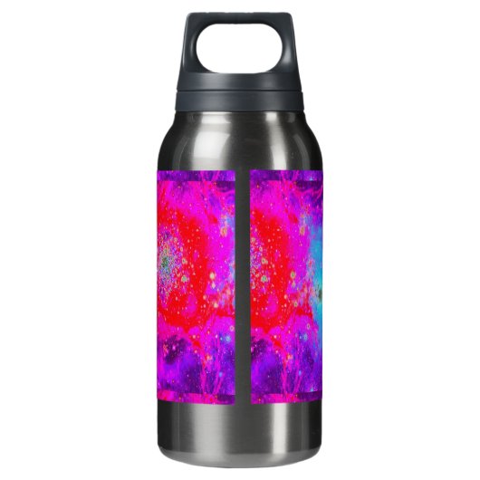 Galaxischer Edelstahl Isolierte Flasche (Rückseite)