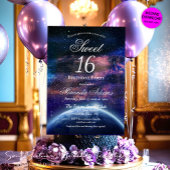 Galaxy 16 . Geburtstag Birthday Einladung