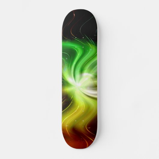 Galaxy Abstract Art 7 Skateboard (Vorderseite)