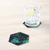 Galaxy abstract Paper Coaster,Dark texture bold  Untersetzer (Vor Ort)