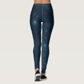 Galaxy Abstrakt Hintergrund Leggings (Rückseite)