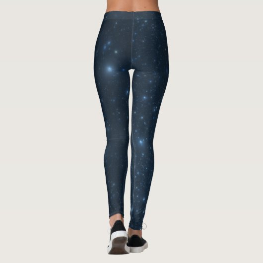 Galaxy Abstrakt Hintergrund Leggings (Rückseite)