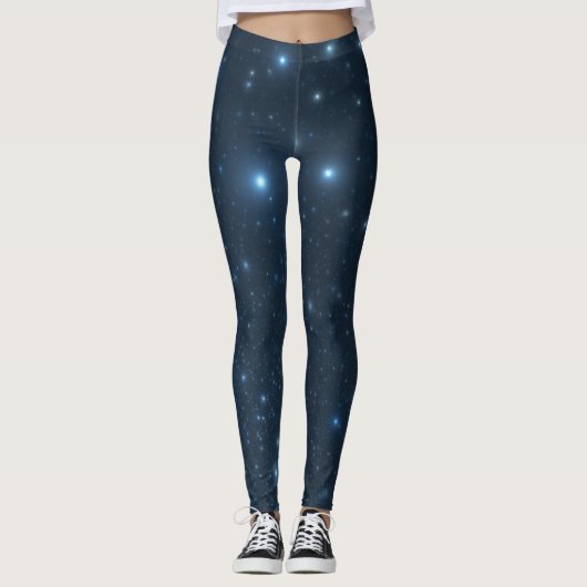 Galaxy Abstrakt Hintergrund Leggings (Vorderseite)