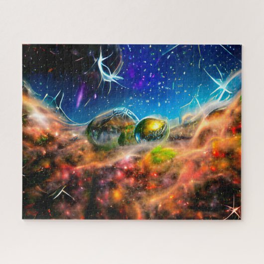 Galaxy abstrakt puzzle (Horizontal)