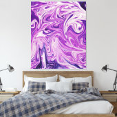 Galaxy Abstrakte Malerei | Beste Galaxie Kunst Leinwanddruck (Insitu (Schlafzimmer))