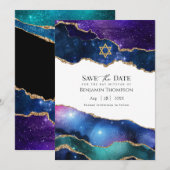 Galaxy Achat Bat Mitzvah Save The Date (Vorne/Hinten)