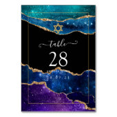 Galaxy Achat Bat Mitzwa Tischnummer (Rückseite)