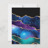 Galaxy-Achat RSVP-Karte RSVP Karte (Rückseite)
