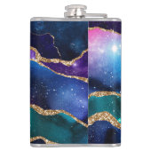Galaxy Achat Serie Design 13 Flachmann (Rückseite)
