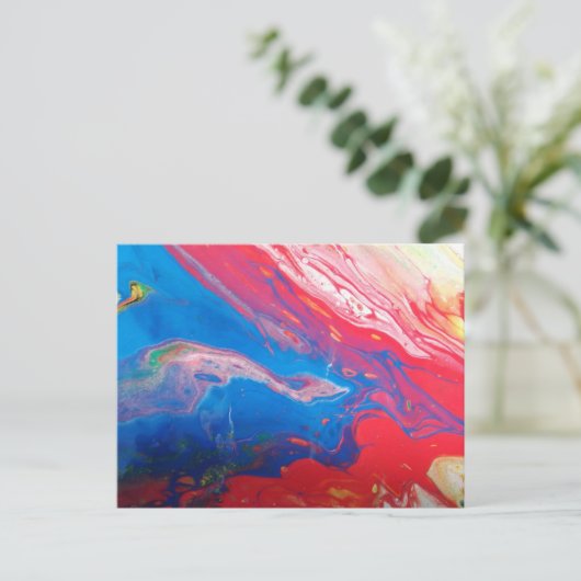 Galaxy Acryl Karte (Stehend Vorderseite)