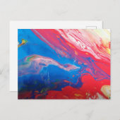 Galaxy Acryl Karte (Vorne/Hinten)