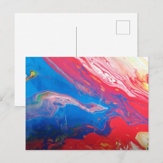 Galaxy Acryl Karte (Vorne/Hinten)