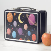 Galaxy Adventure Bento Box - Weltraumdesign Metall Brotdose (Beispiel)