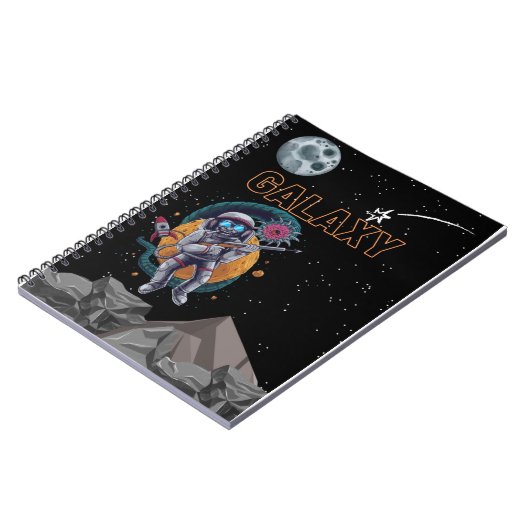 GALAXY-Affe Notizblock (Linke Seite)