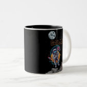 GALAXY-Affe Zweifarbige Tasse (VorderseiteRechts)