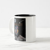 GALAXY-Affe Zweifarbige Tasse (Vorderseite Links)