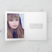 Galaxy Agate Bat Mitzvah Dankeskarte (Innenseite)