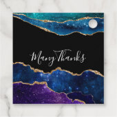 Galaxy Agate Geschenkanhänger (Rückseite)