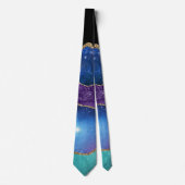 Galaxy Agate mit Gold Krawatte (Vorderseite)