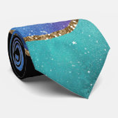 Galaxy Agate mit Gold Krawatte (Gerollt)