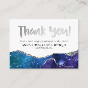 *~* Galaxy AGATE QR DANK LOGO Review AP8 Begleitkarte