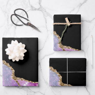 Galaxy Agate Serie Design 2 Geschenkpapier Set