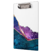 Galaxy Agate Serie Design 6 Klemmbrett (Links)